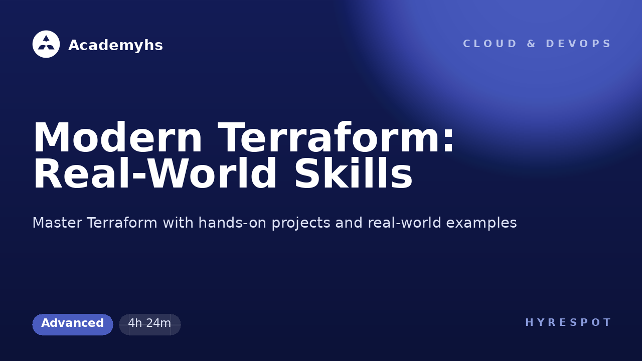 Modern Terraform: Real-World Skills