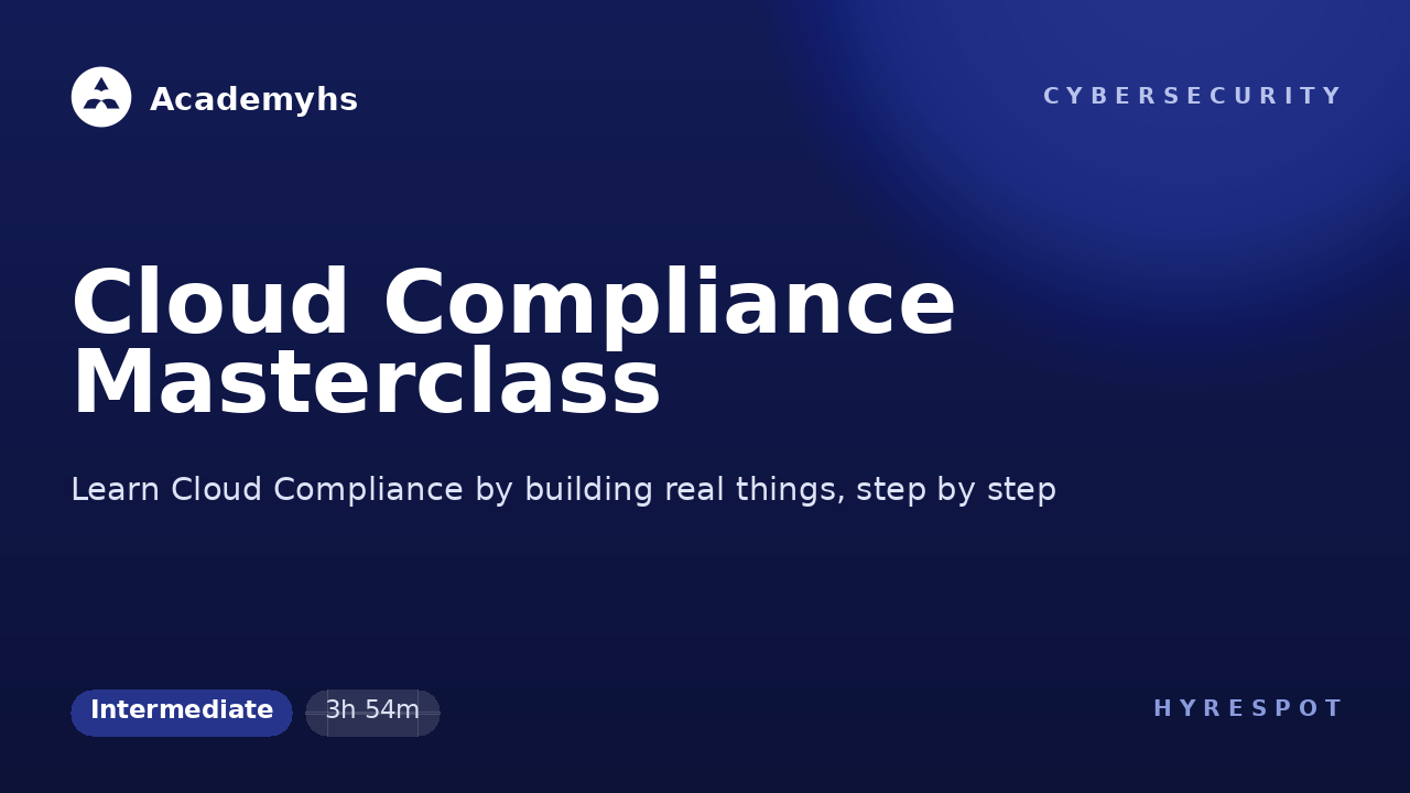 Cloud Compliance Masterclass