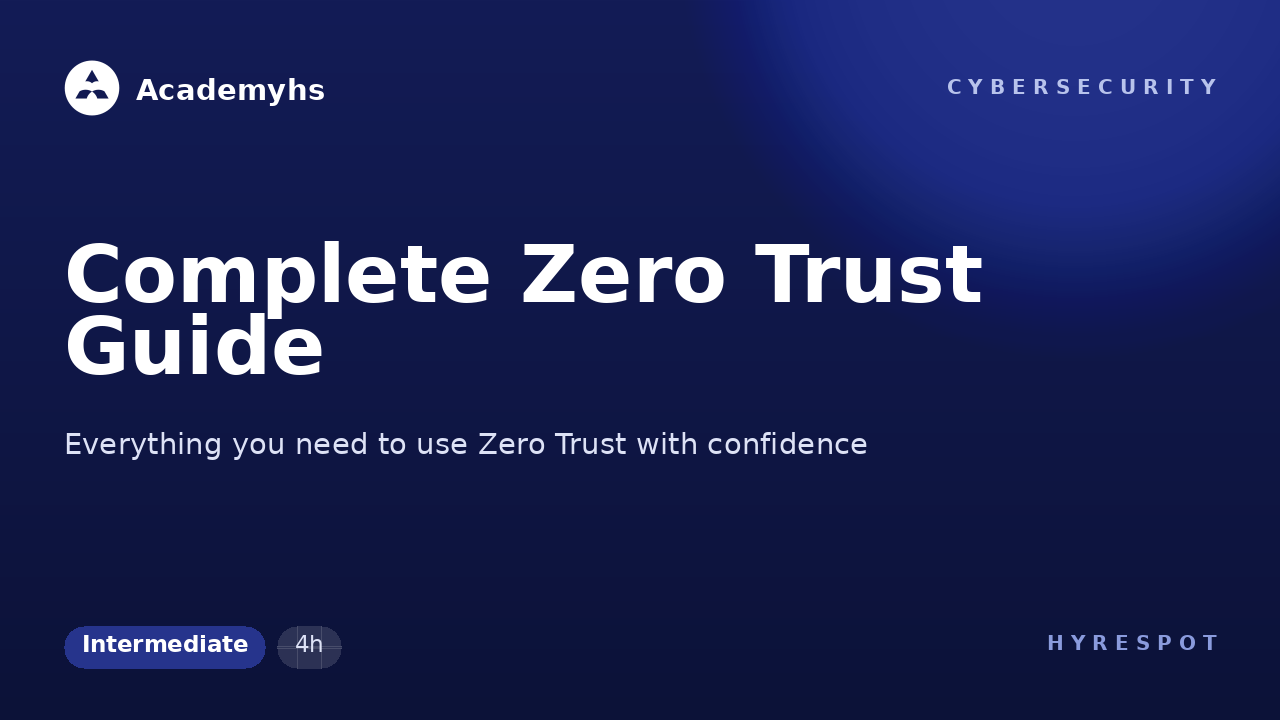 Complete Zero Trust Guide