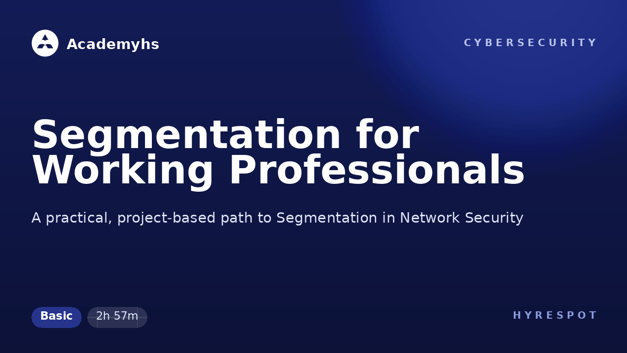Segmentation for Working Professionals