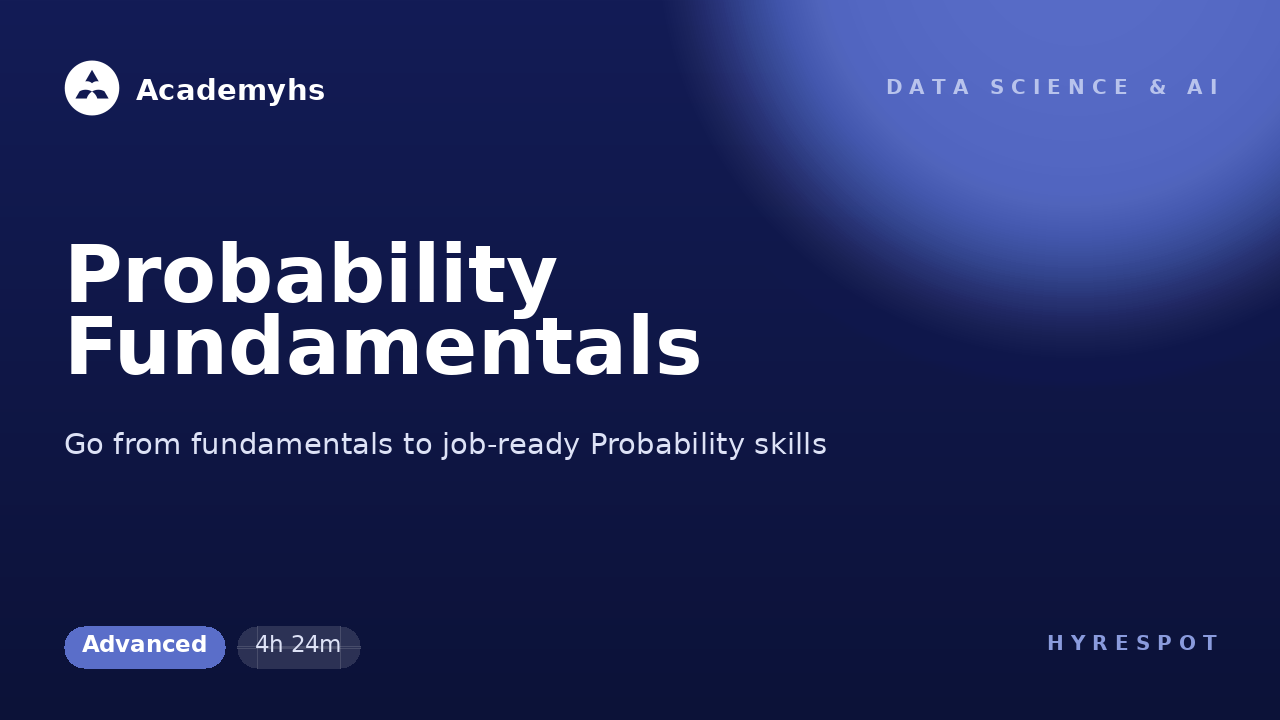 Probability Fundamentals