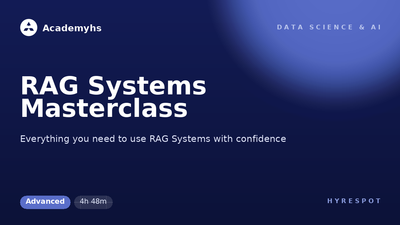 RAG Systems Masterclass