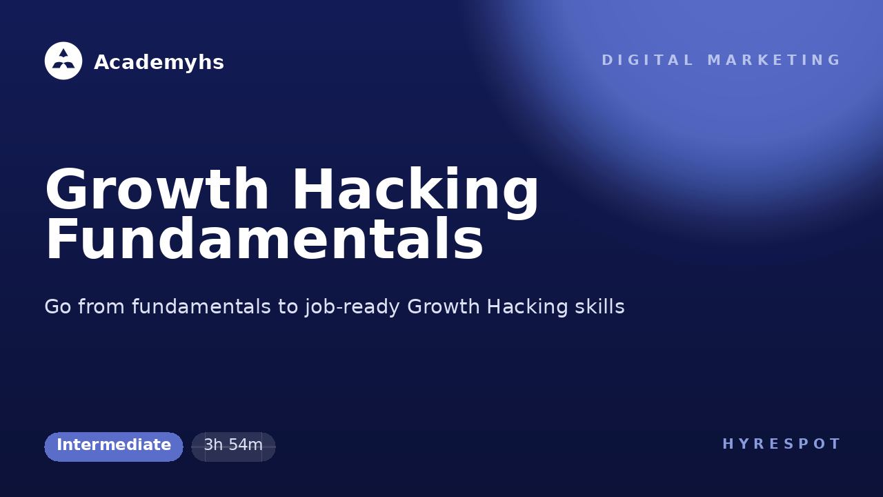 Growth Hacking Fundamentals