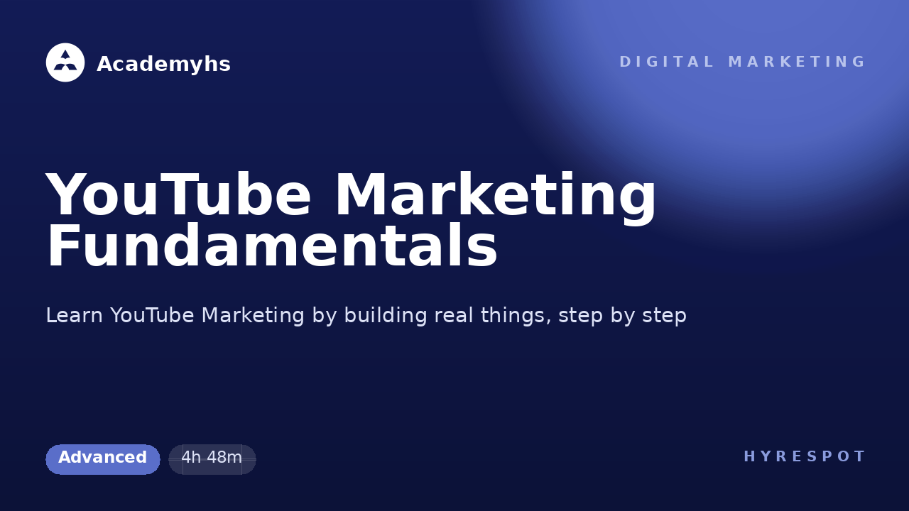 YouTube Marketing Fundamentals