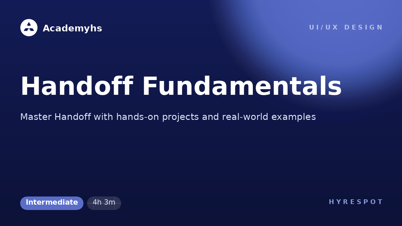 Handoff Fundamentals