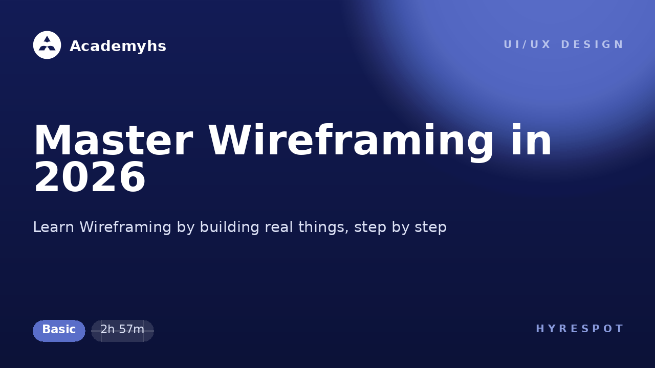 Master Wireframing in 2026
