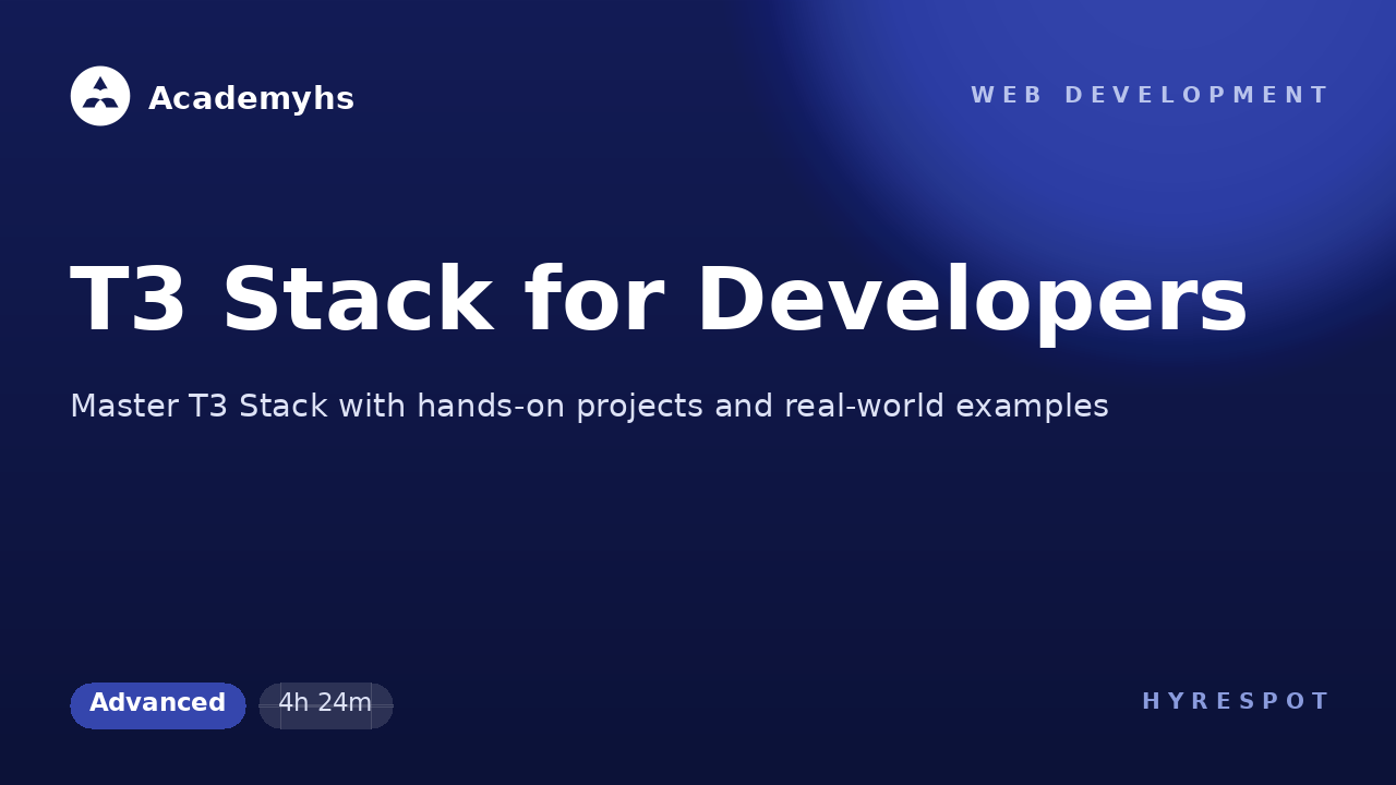 T3 Stack for Developers